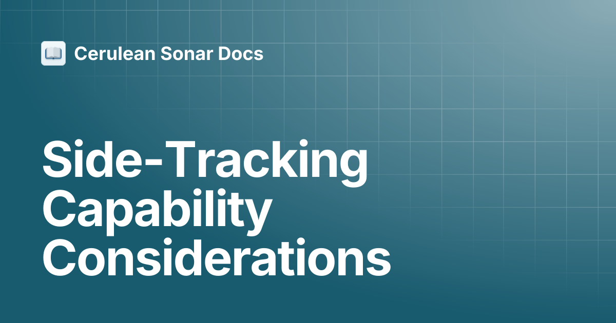 Side-Tracking Capability Considerations | DVL-75 | Cerulean Sonar Docs